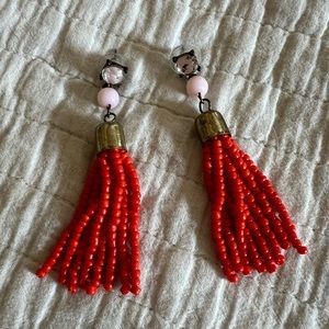 Universal threads beaded tassel earrings